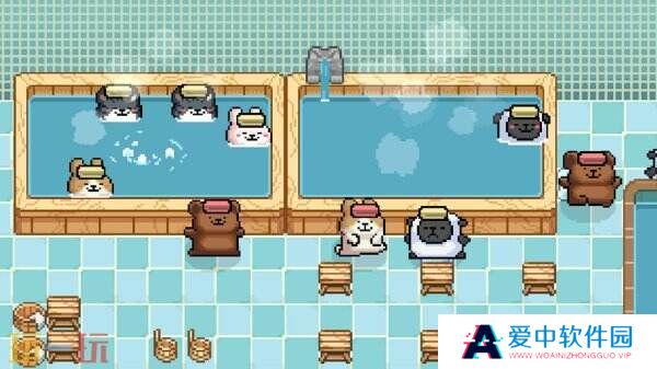 放置澡堂经营游戏《Animal Spa》将于年内发售