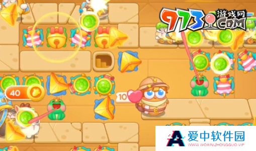 《保卫萝卜4》法老归来第104关通关攻略