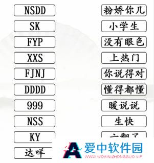 《汉字找茬王》第226关通关方法